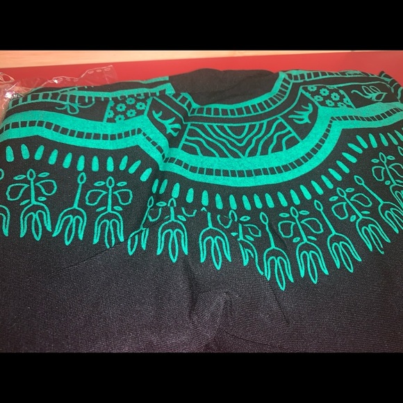 Brand New Dashiki Leggings Green - Picture 6 of 9